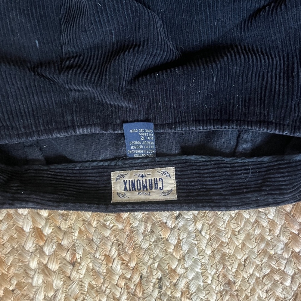 Chronomix Black Corduroy Skirt